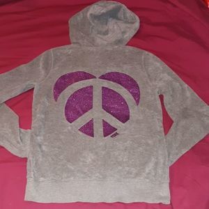 Like New Vintage VS Pink Bling Hoodie Sweatshirt‎ S